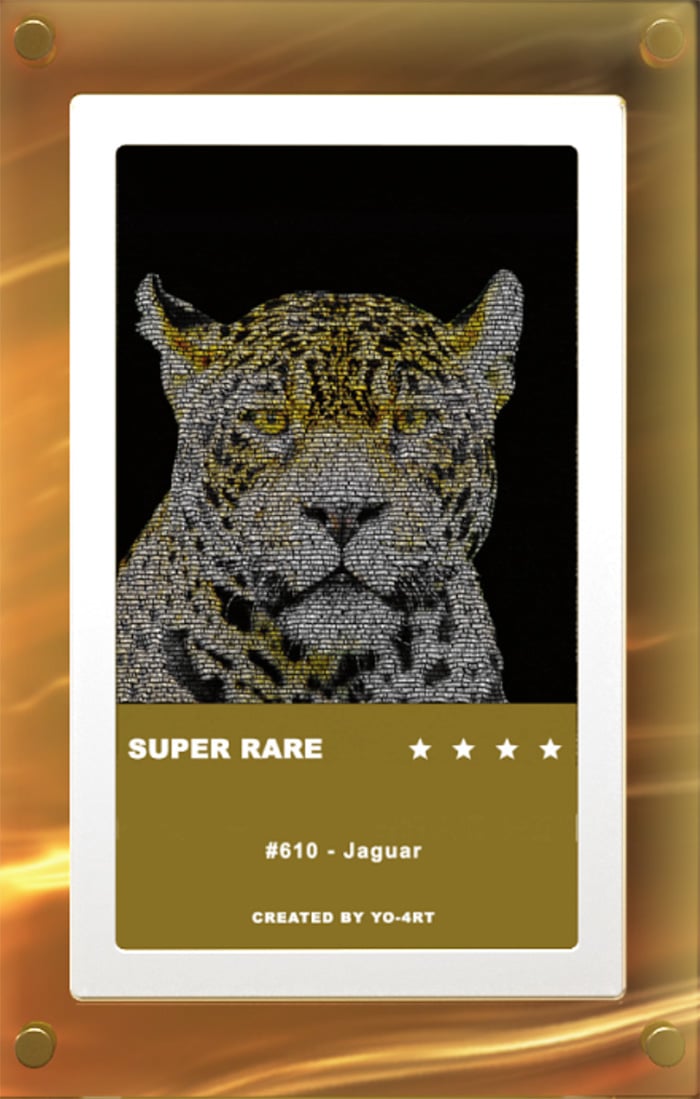 CARD NFT ANIM4RT #610-Jaguar